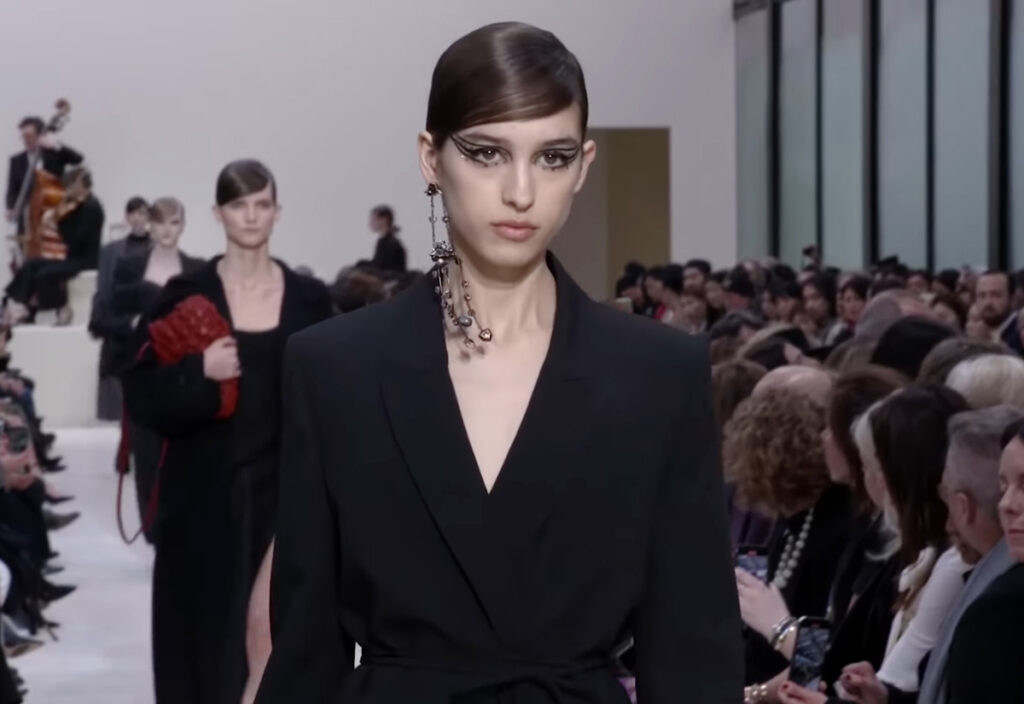 Black blazer. A Symphony of Fashion with The Fall Winter 2020 Collection by Valentino